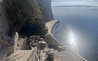 OBAVIJEST – U tijeku su radovi na sanaciji partera Šetališta fra Odorika Badurine