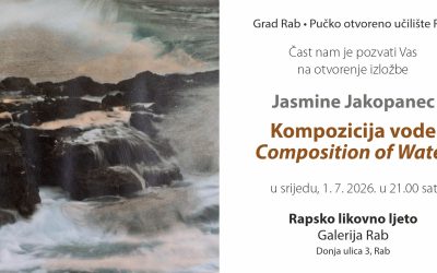 OTVORENJE IZLOŽBE RADOVA JASMINE JAKOPANEC “KOMPOZICIJA VODE”